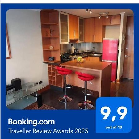 Providencia A Pasos Del Metro Pedro De Valdivia Apartman Santiago Kültér fotó