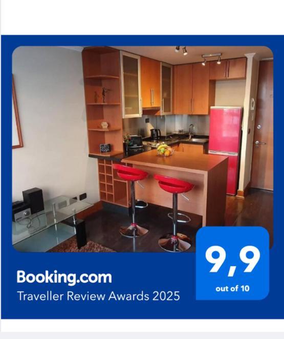 Providencia A Pasos Del Metro Pedro De Valdivia Apartman Santiago Kültér fotó